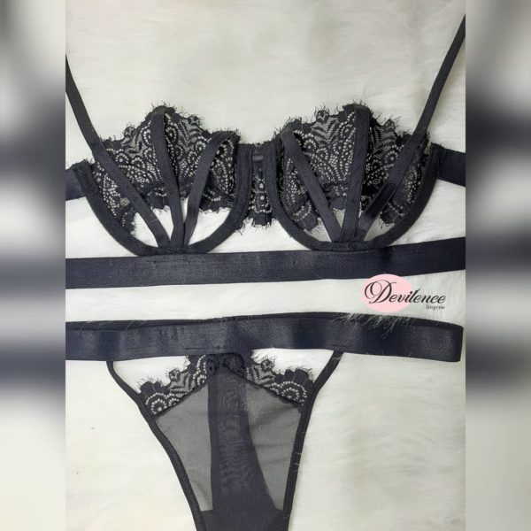 Set ropa interior negro